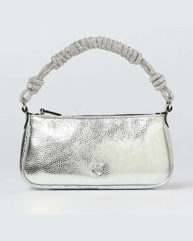 Pinko Schultertasche damen Silber