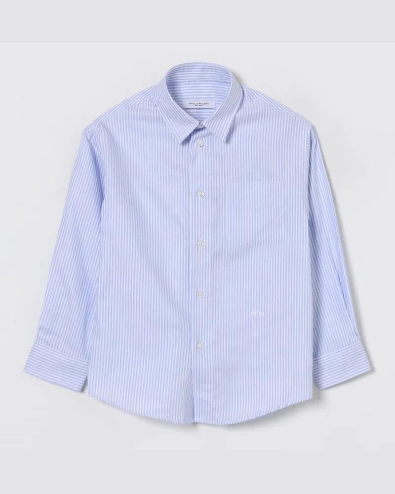 Paolo Pecora Milano Hemd kinder Hellblau