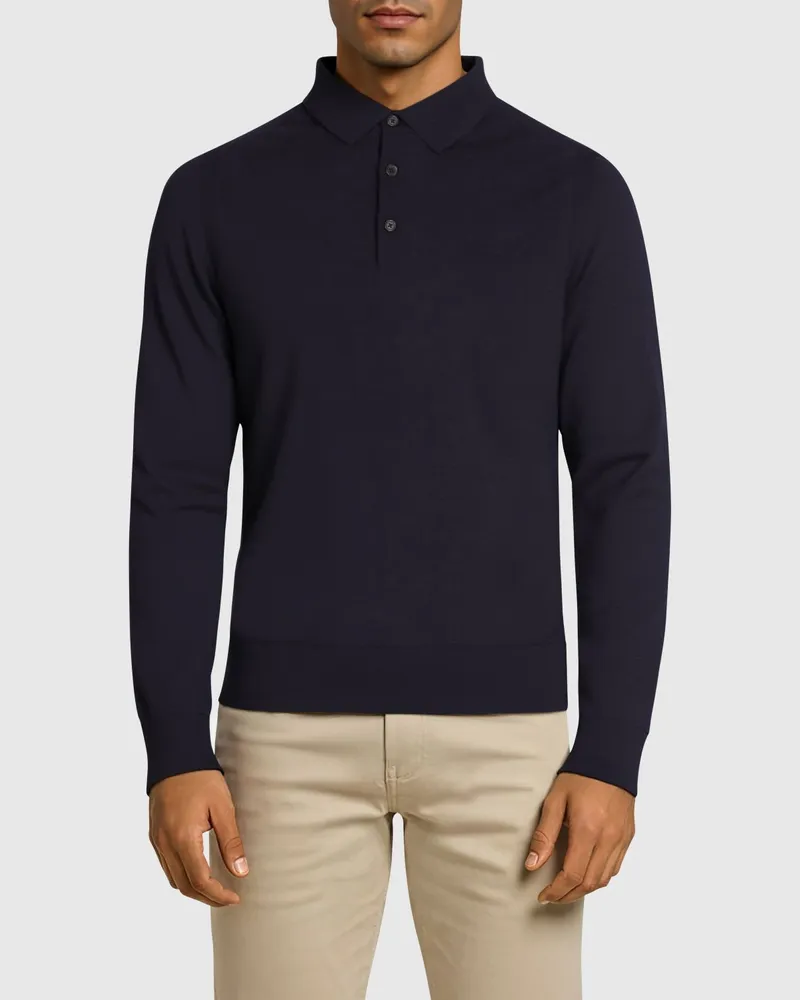HUGO BOSS Polo herren Blau