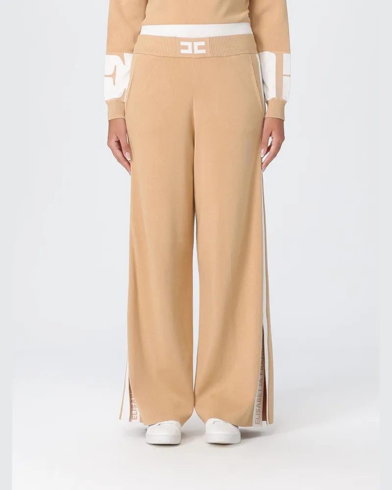 Elisabetta Franchi Hose damen Beige