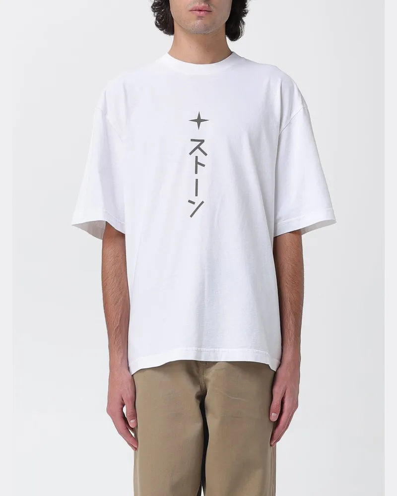 Stone Island T-shirt herren Weiß