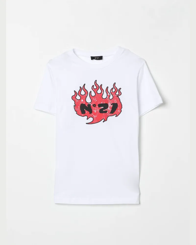 N° 21 T-shirt kinder Weiß