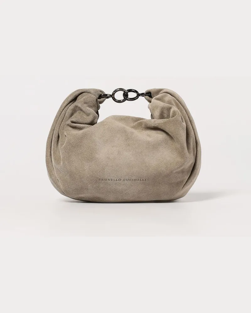 Brunello Cucinelli Schultertasche damen Beige