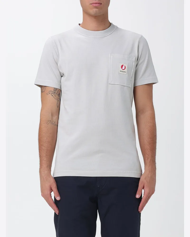 Murphy & Nye Slim Fit T-Shirt aus Baumwolle mit aufgesetzter Tasche und Logo Perle