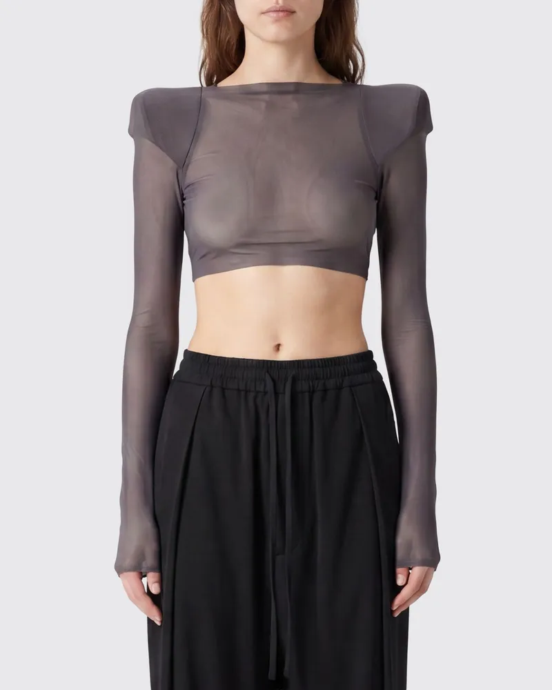 Rick Owens Top damen Grau