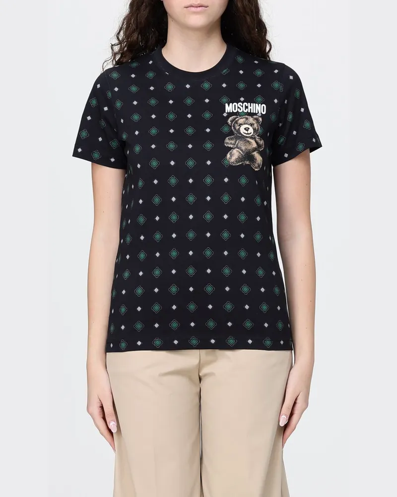 Moschino T-shirt damen Schwarz