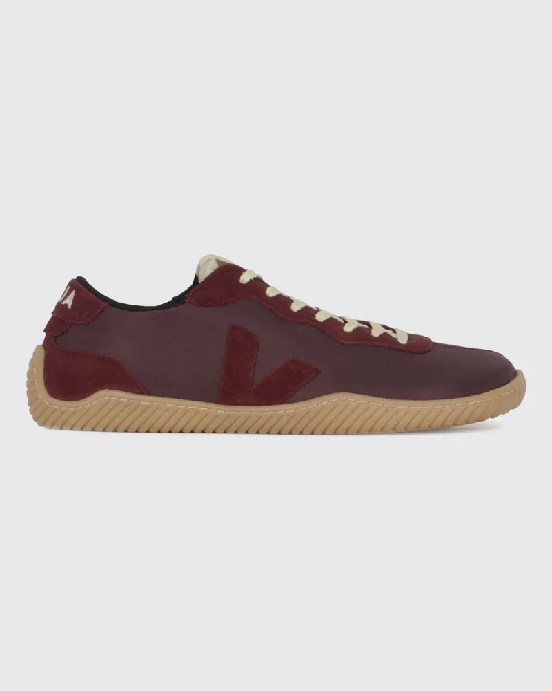 VEJA Jitsu Baserange x Sneakers aus Nylon und Wildleder Rot
