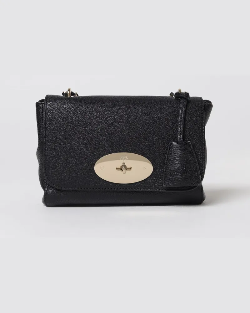 Mulberry Schultertasche damen Schwarz