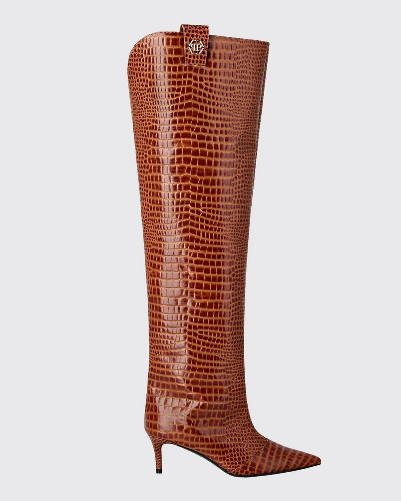 Philipp Plein Stiefel damen Braun
