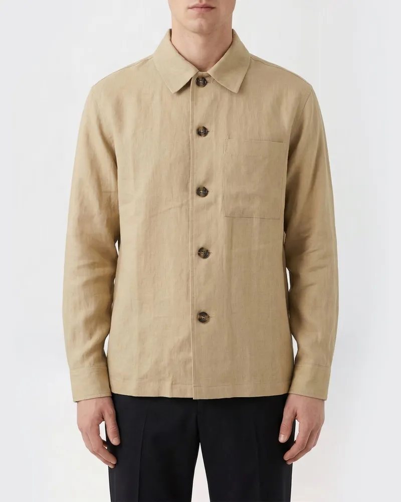 Le Kasha 1918 Leinenhemdjacke Sand