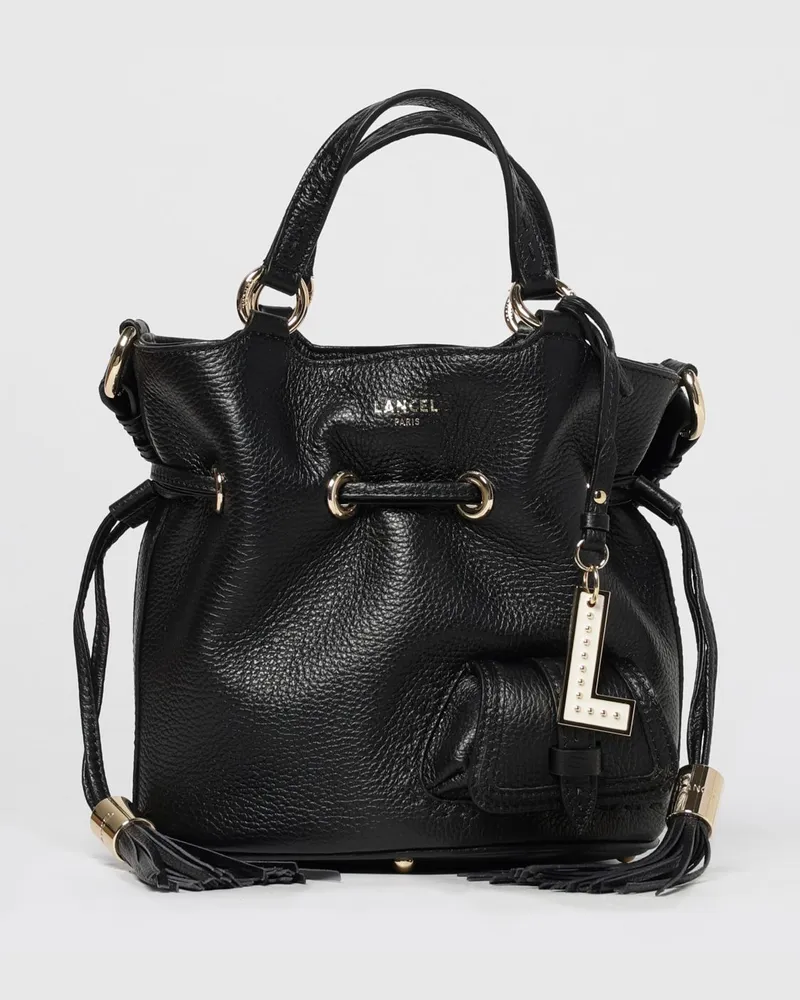 Lancel Schultertasche damen Schwarz