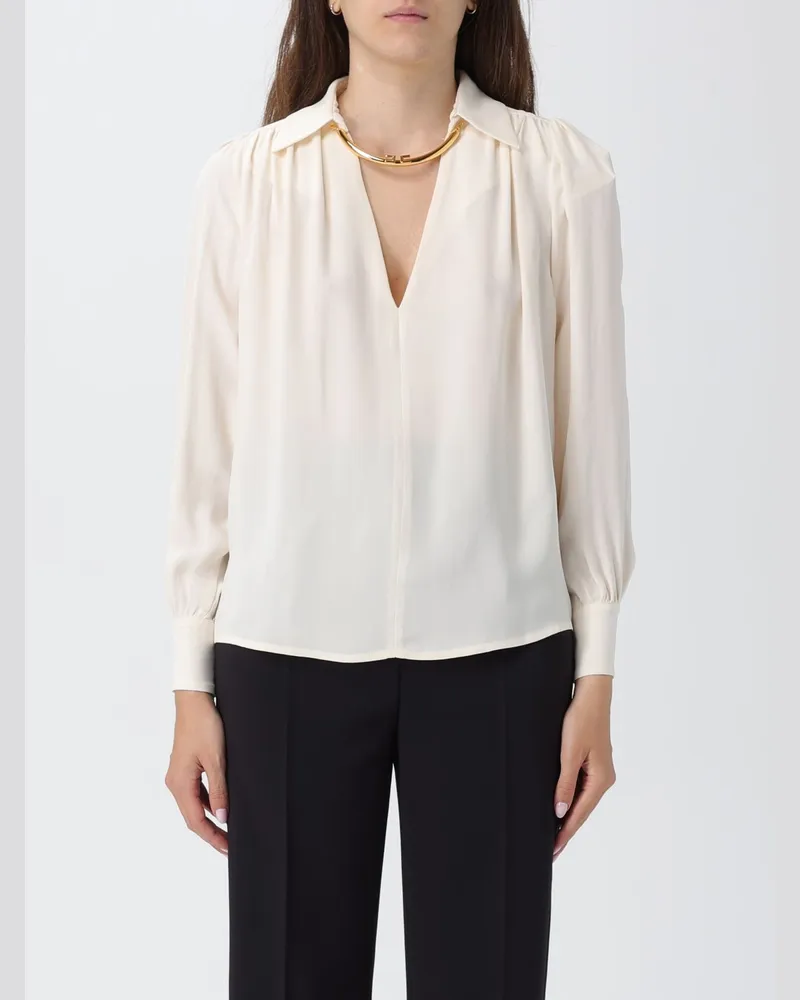 Elisabetta Franchi Hemdbluse damen Weiß