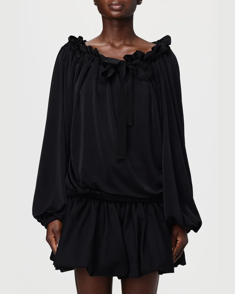 Patou Hemdbluse damen Schwarz