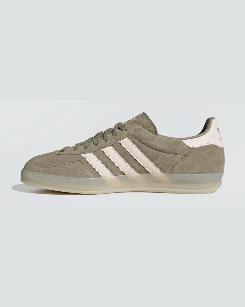adidas Gazelle Indoor Wildleder-Sneakers Grau