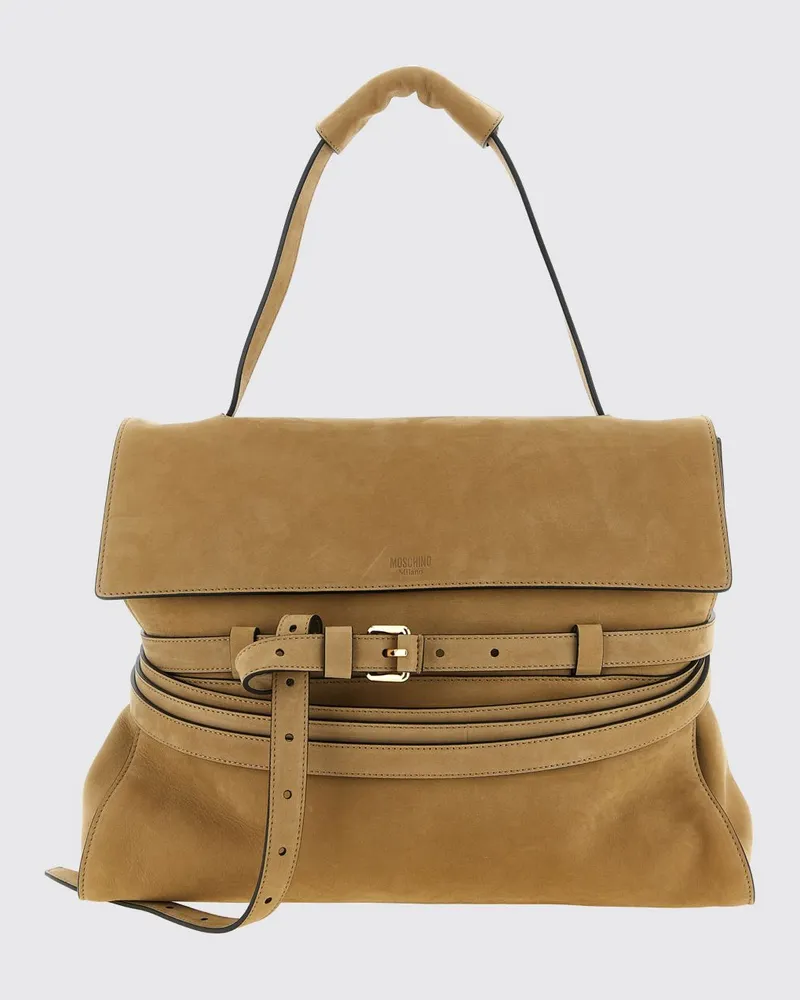 Moschino Schultertasche damen Beige