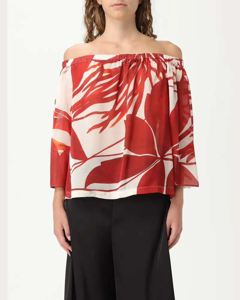 Hanita Top damen Brick