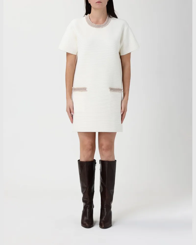 Emporio Armani Kleider damen Weiß