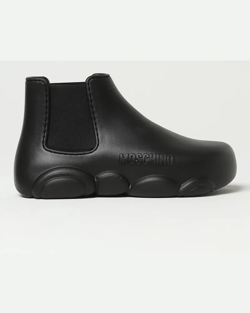 Moschino Flache stiefeletten damen Schwarz