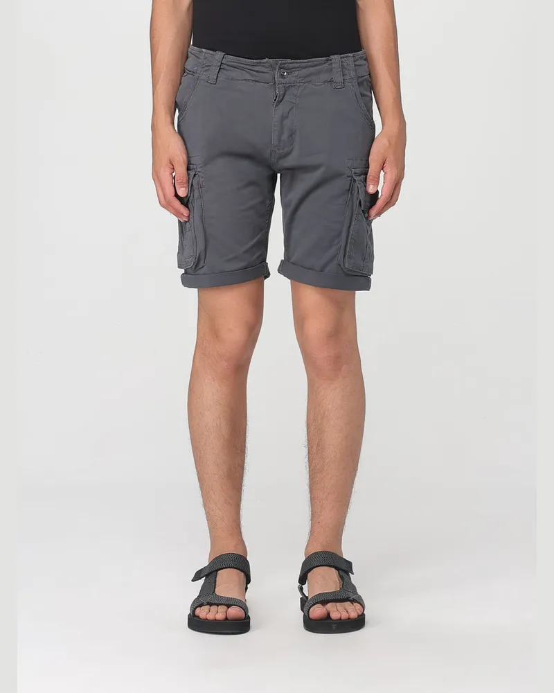 Alpha Industries Shorts herren Grau