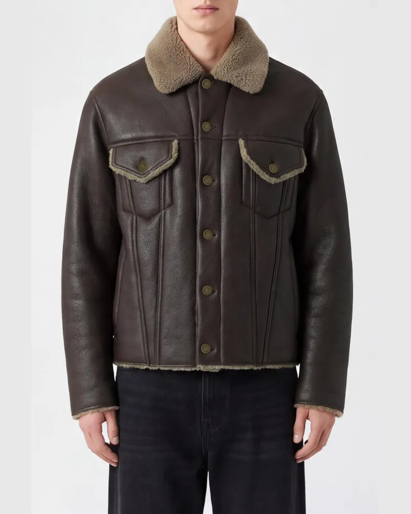 Maison Margiela Jacke herren Braun