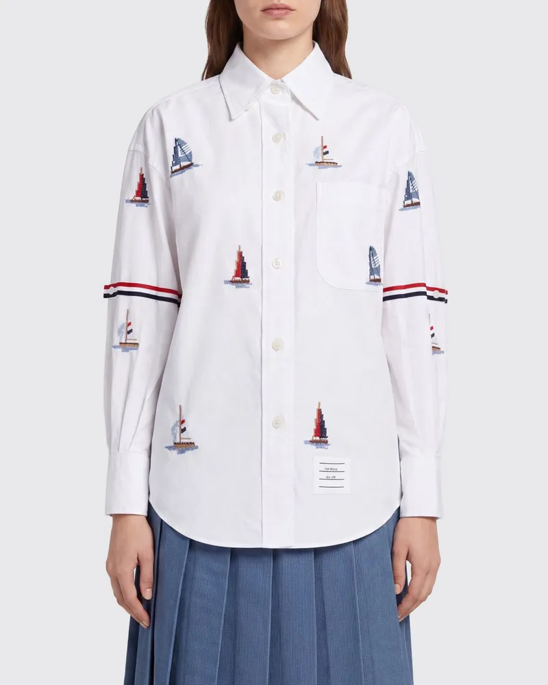 Thom Browne Hemdbluse damen Weiß