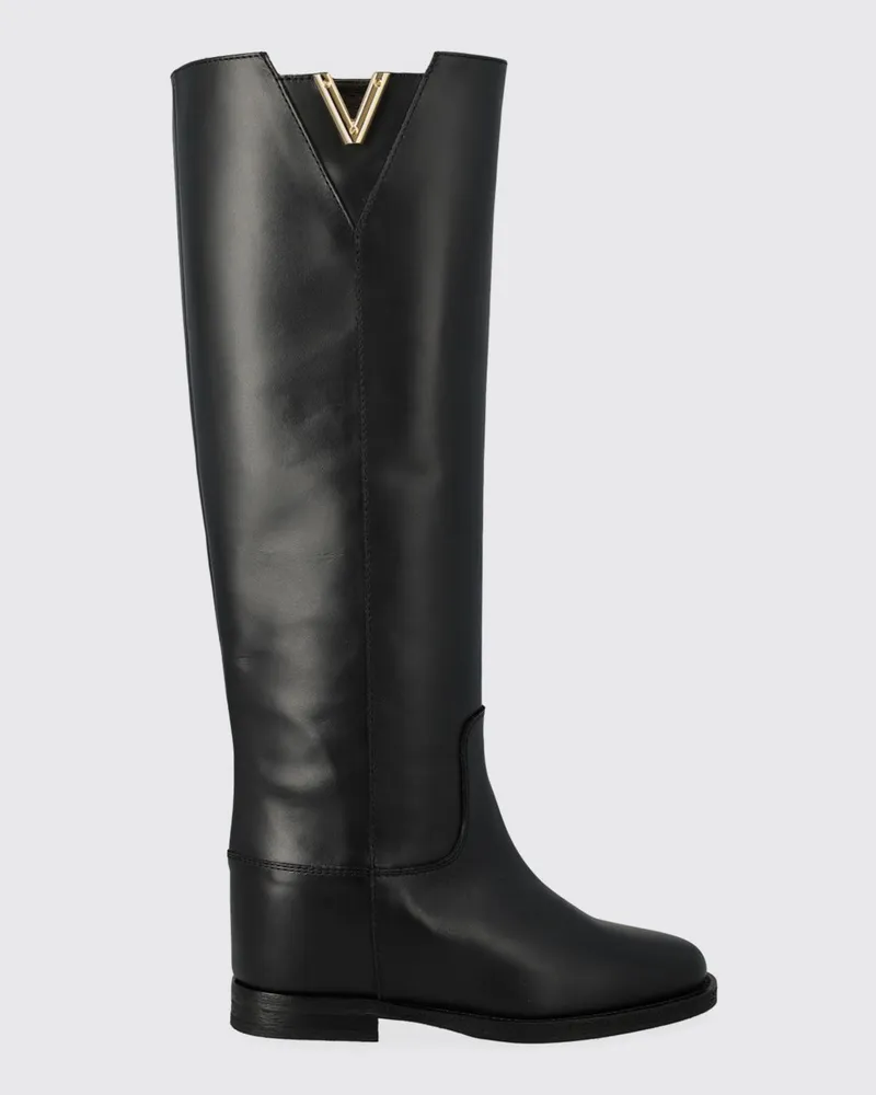Via Roma 15 Stiefel damen Schwarz