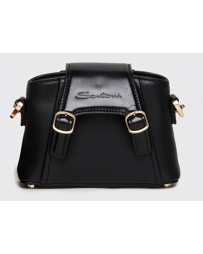 Santoni Schultertasche damen Schwarz