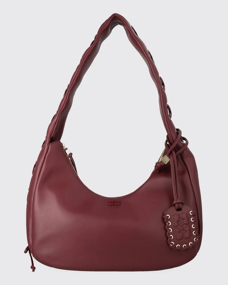 Ganni Schultertasche damen Braun