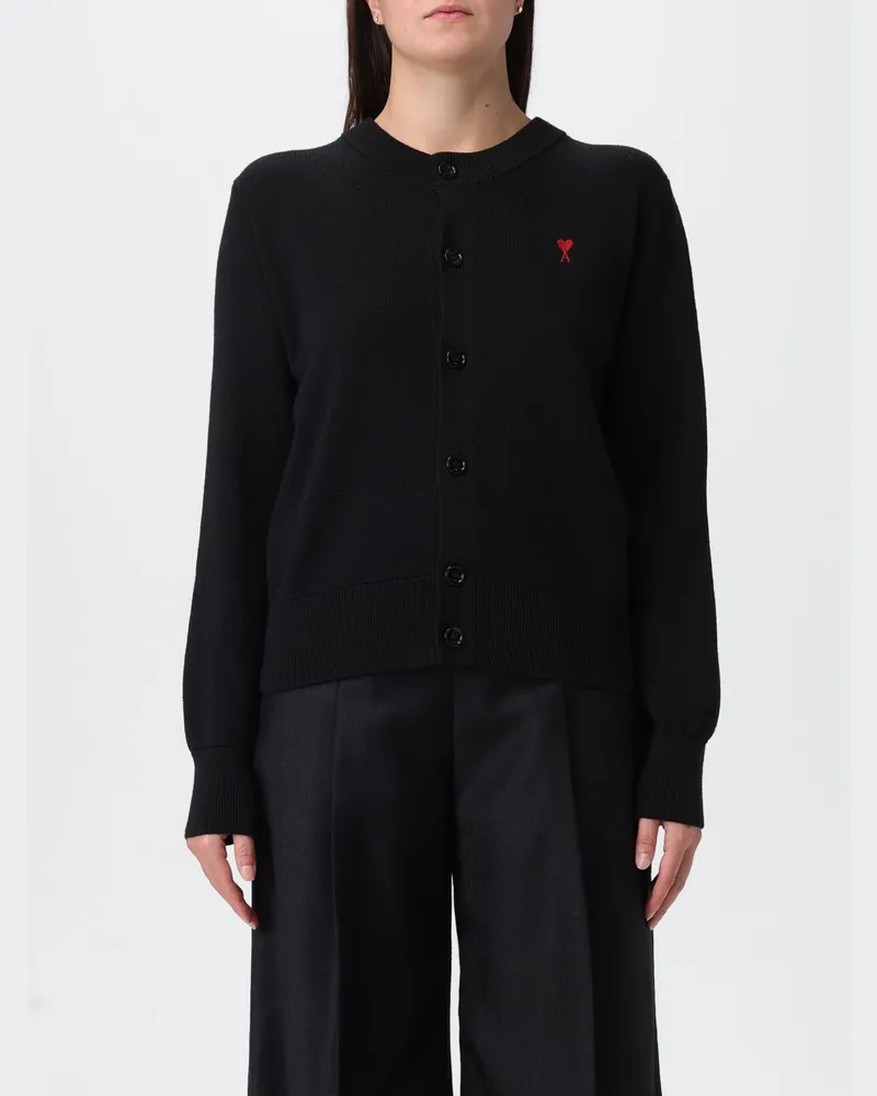 AMI Paris Strickjacke herren Schwarz