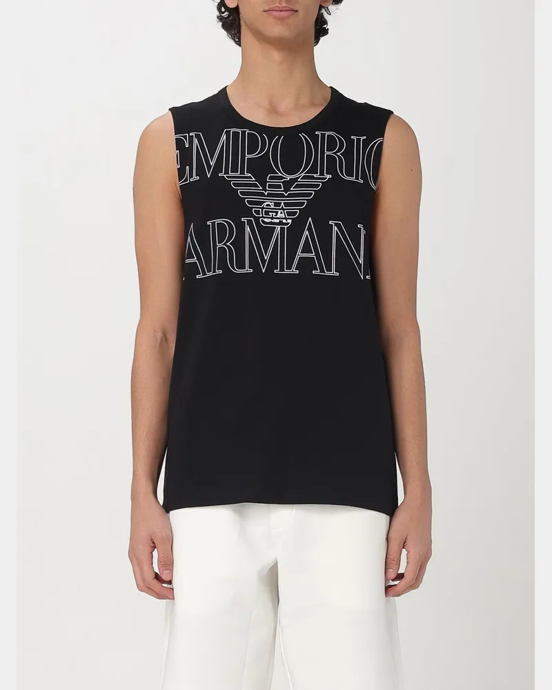 Emporio Armani T-shirt herren Schwarz