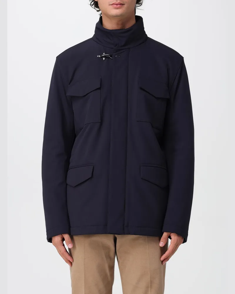 Fay Mantel herren Blau