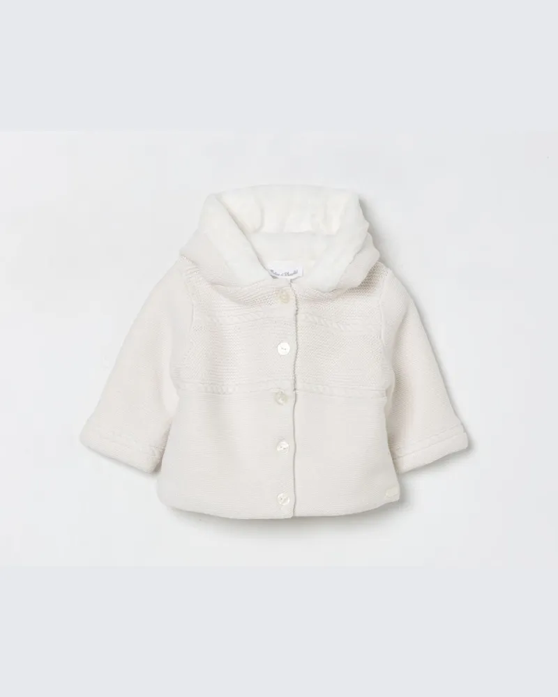 Tartine et Chocolat Mantel kinder Weiß
