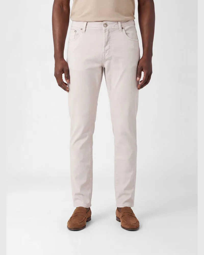 Jacob Cohën Stretch-Denim-Jeans Beige