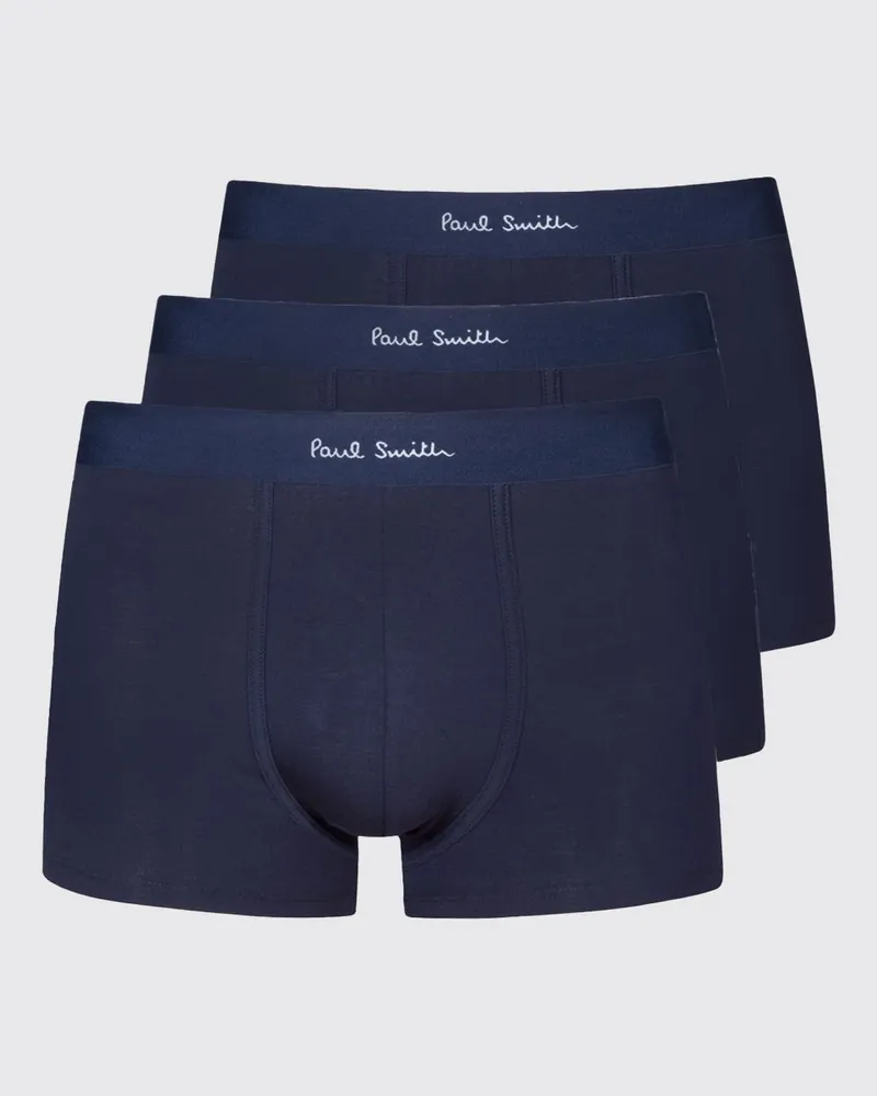 Paul Smith 3er-Set Baumwollboxer Blau