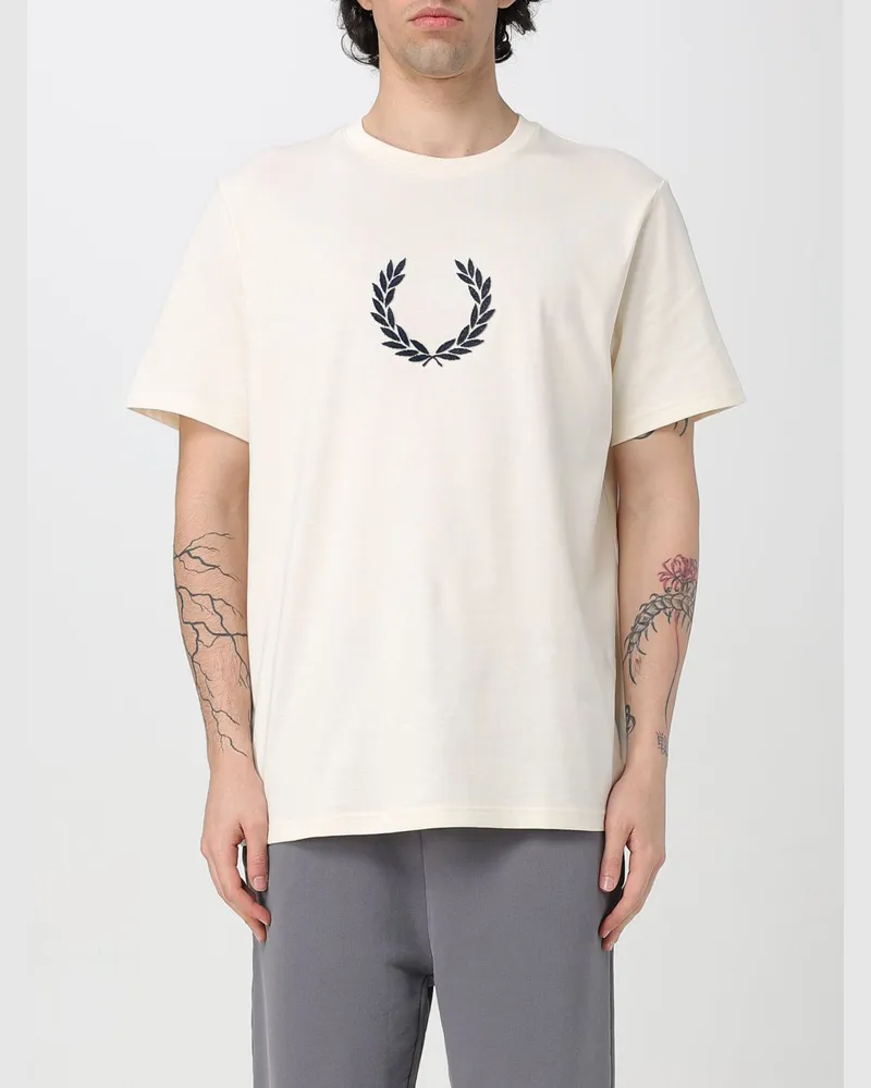 Fred Perry T-shirt herren Beige