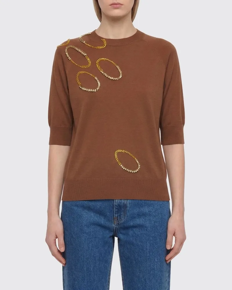 Dries van Noten Pullover damen Braun