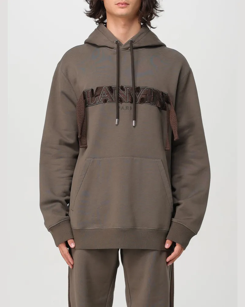 Lanvin Sweatshirt herren Beige
