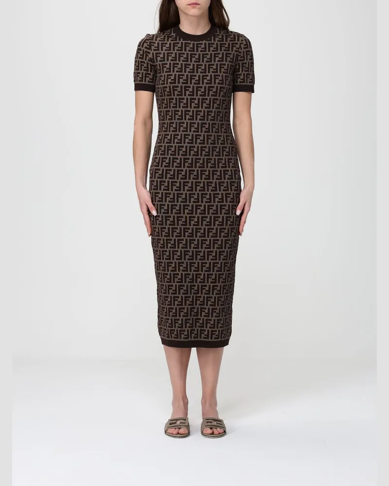 Fendi Kleid damen Braun