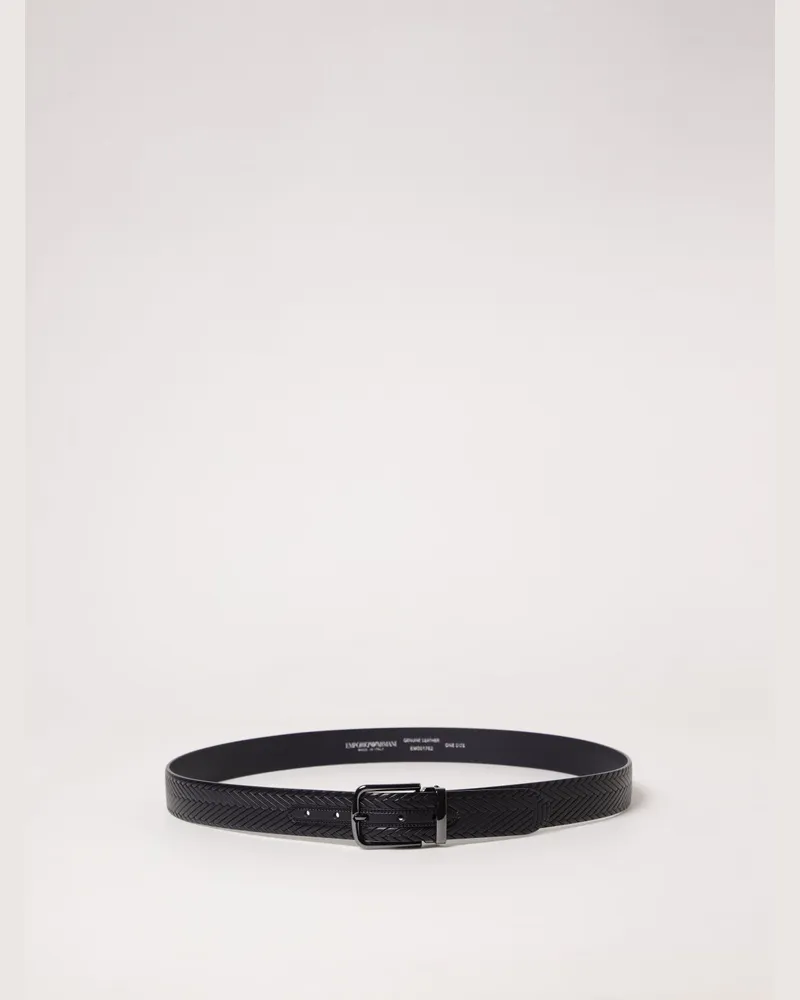 Emporio Armani Grtel herren Navy