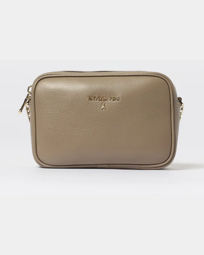 Patrizia Pepe Schultertasche damen Taubengrau