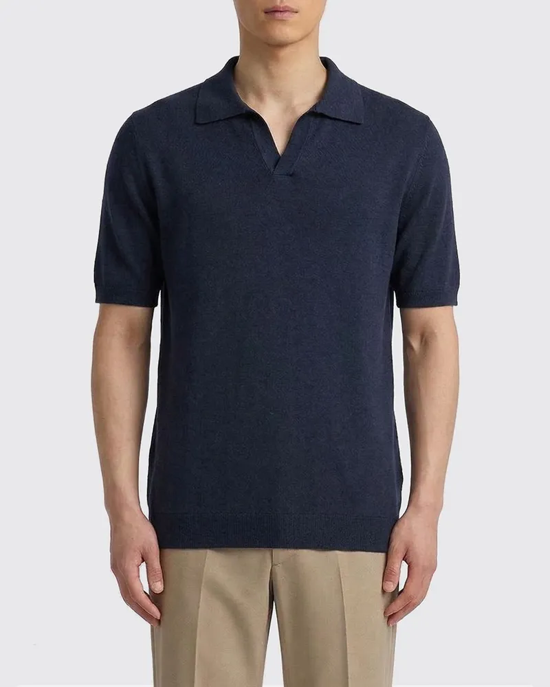 Tagliatore T-shirt herren Blau