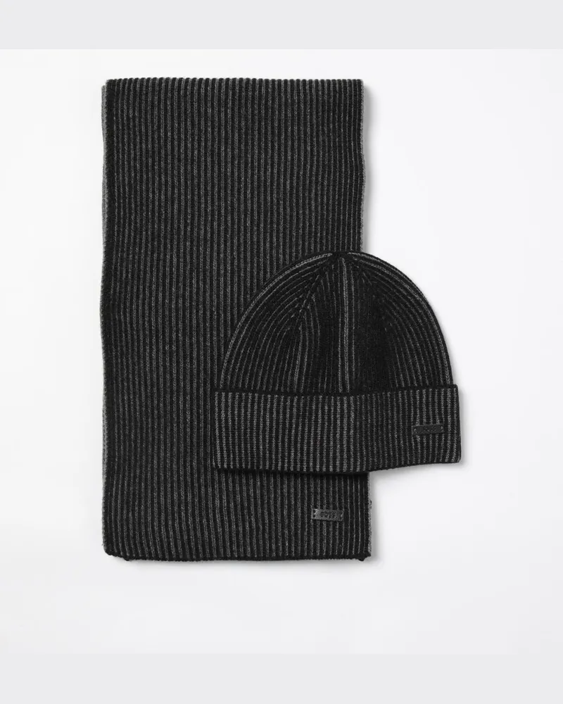HUGO BOSS Schal herren Schwarz