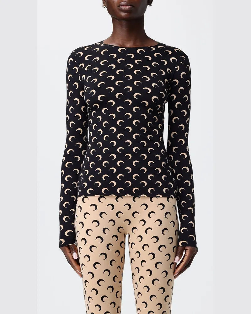 Marine Serre Top damen Schwarz