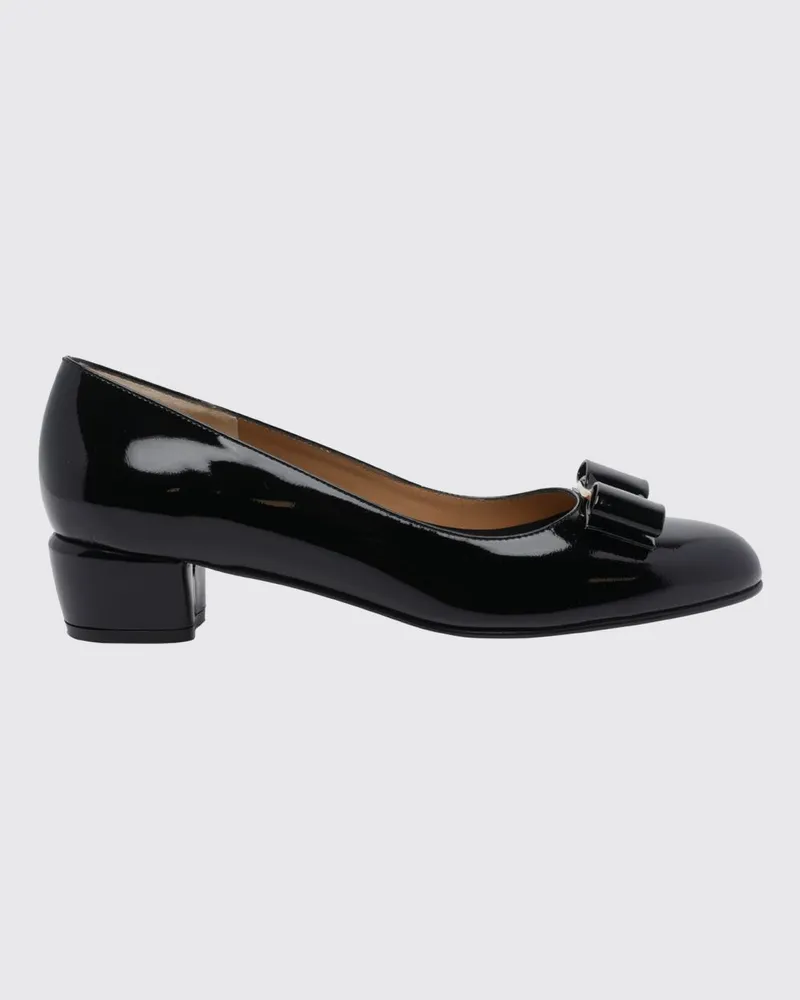 Ferragamo Vara Lackleder-Pumps Schwarz