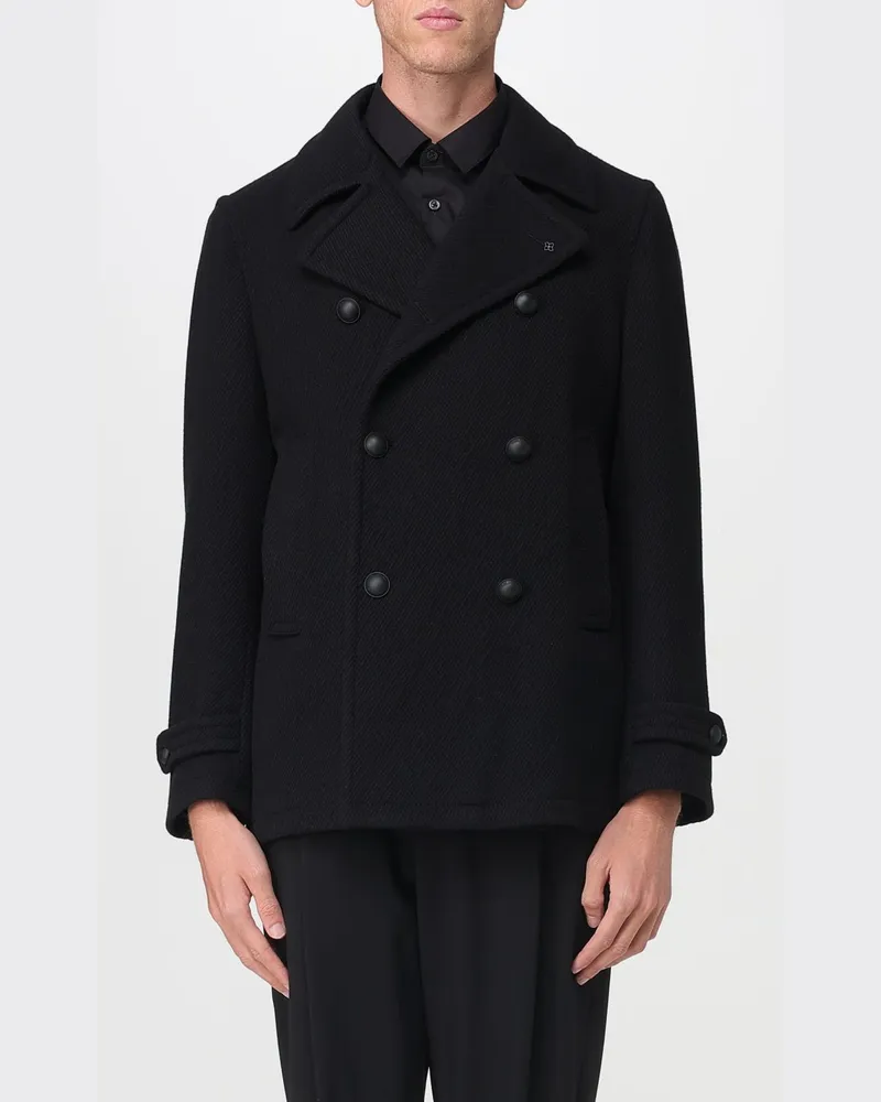 Tagliatore Mantel herren Schwarz