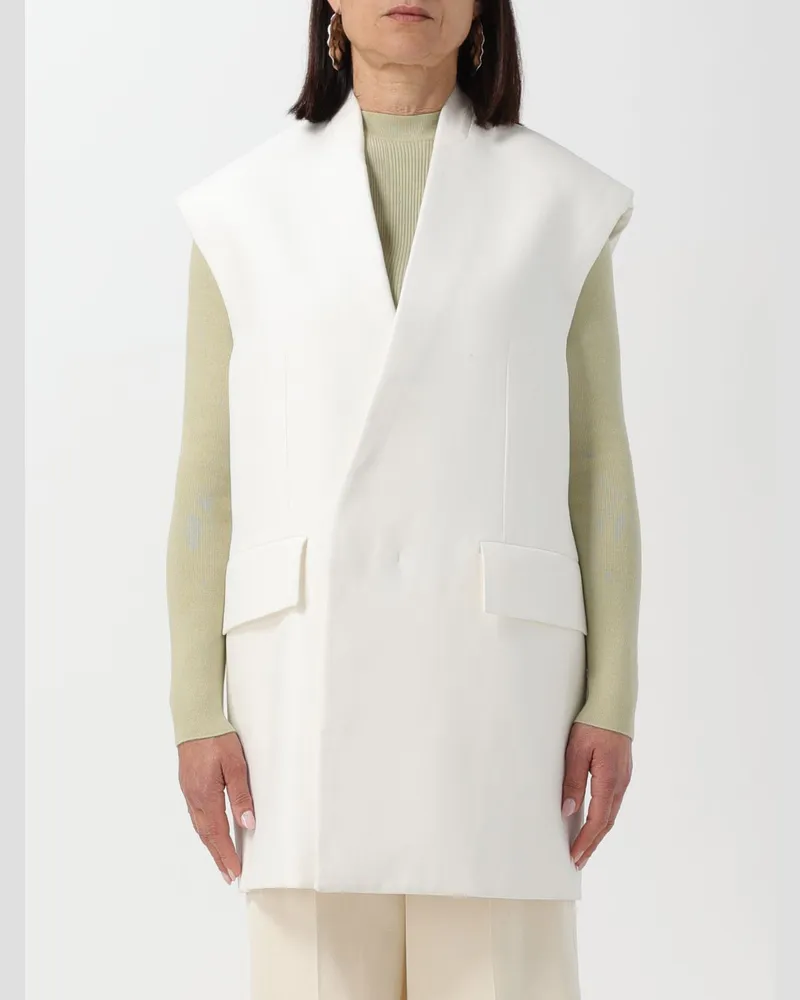 Jil Sander Weste damen Weiß
