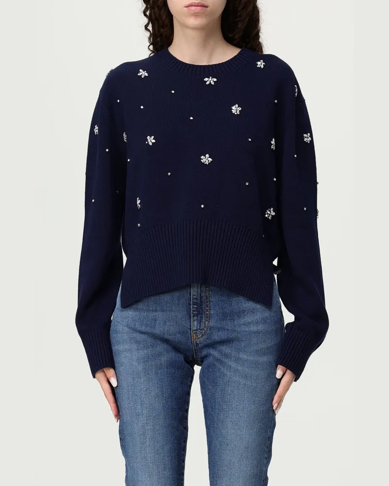 Semicouture Pullover damen Blau