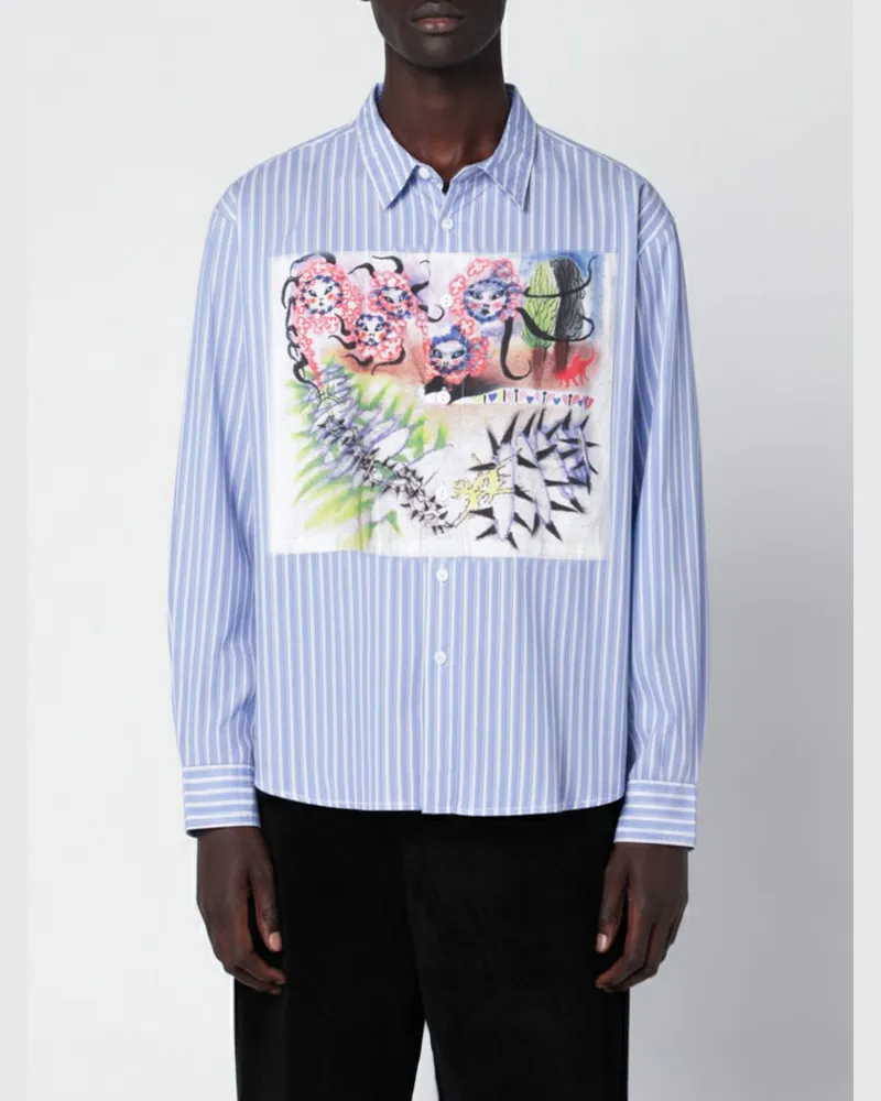 Brain Dead Hemd herren Blau