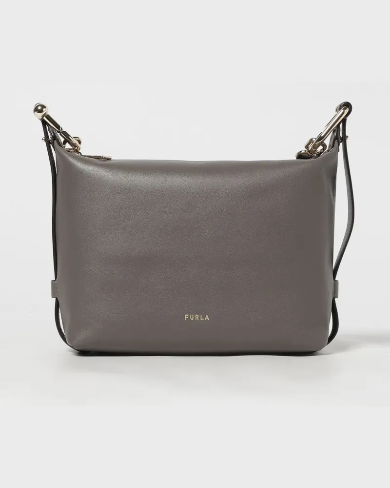 Furla Schultertasche damen Grau