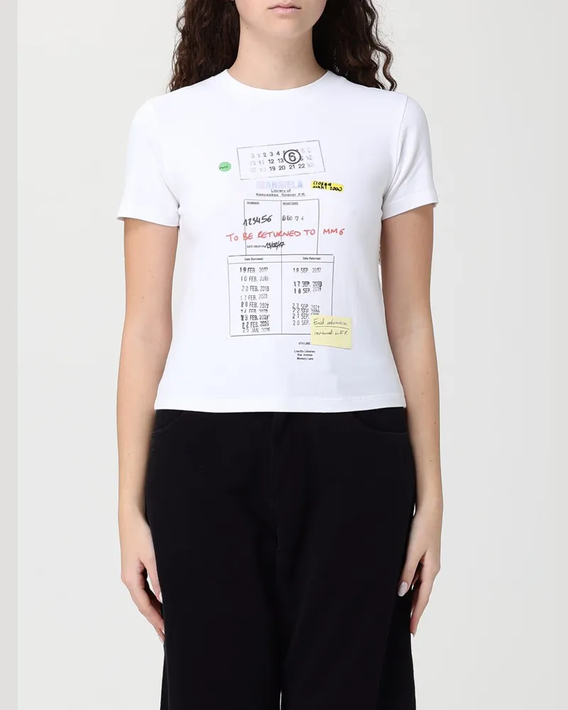 Maison Margiela T-shirt damen Weiß